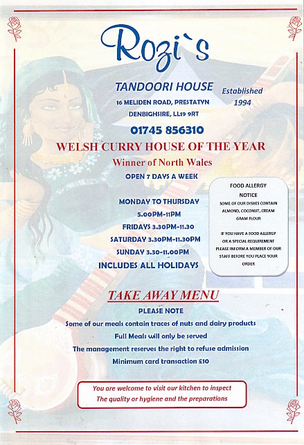 Rozi's Tandoori House